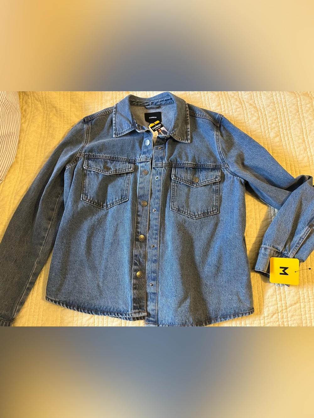 Express WoMen's Blue Denim Jacket
